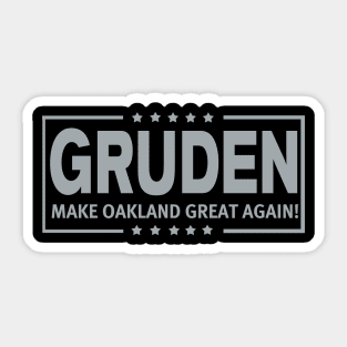 Gruden MOGA! Sticker